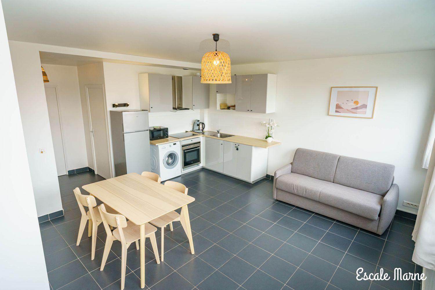 Escale-Marne Fr - 101 - Free Parking - Free Luggage Storage - All Equipped - Linen Included - Washing Machine - Luxury Eve Sleep Mattress 160X200 - 10Mn Walk Metro 8 - Rer A - Panoramic View - From 1 To 4 Guests メゾン・アルフォール エクステリア 写真